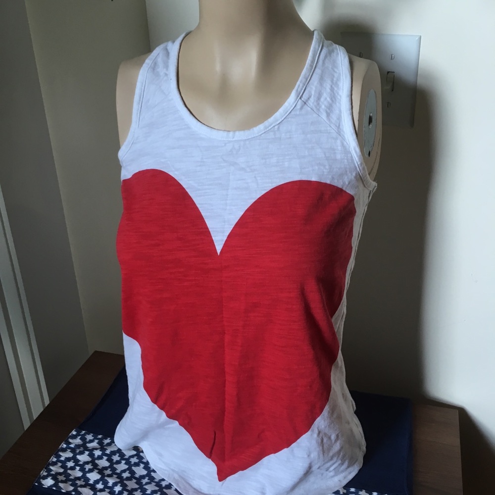 Old Navy Girls Heart Racerback Tank